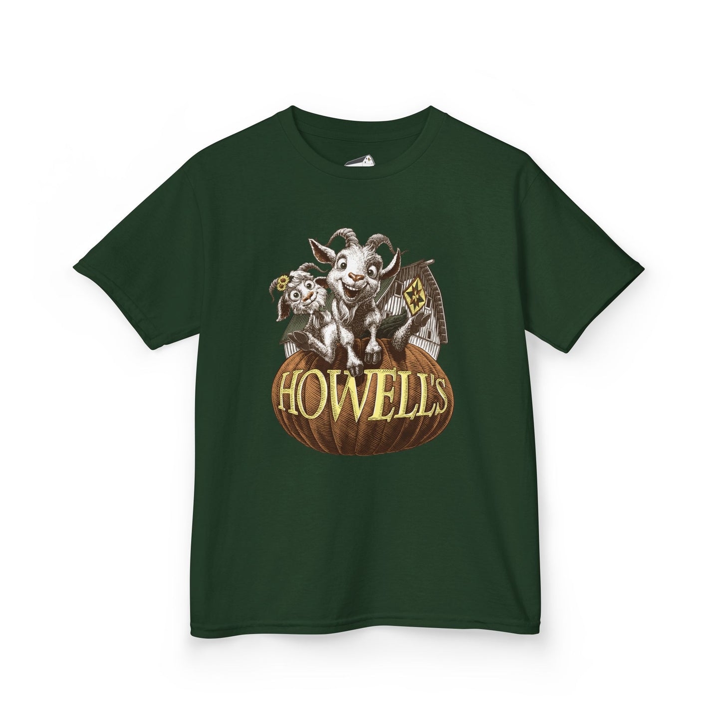 Kids T-Shirt, Goat Graphic Tee, Youth Gildan Cotton Top,