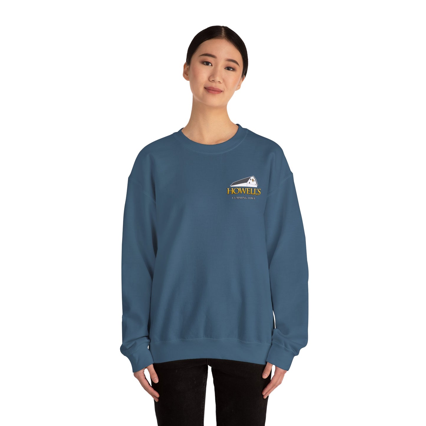 Unisex Crewneck Sweatshirt - Logo on Front Goats on the Back