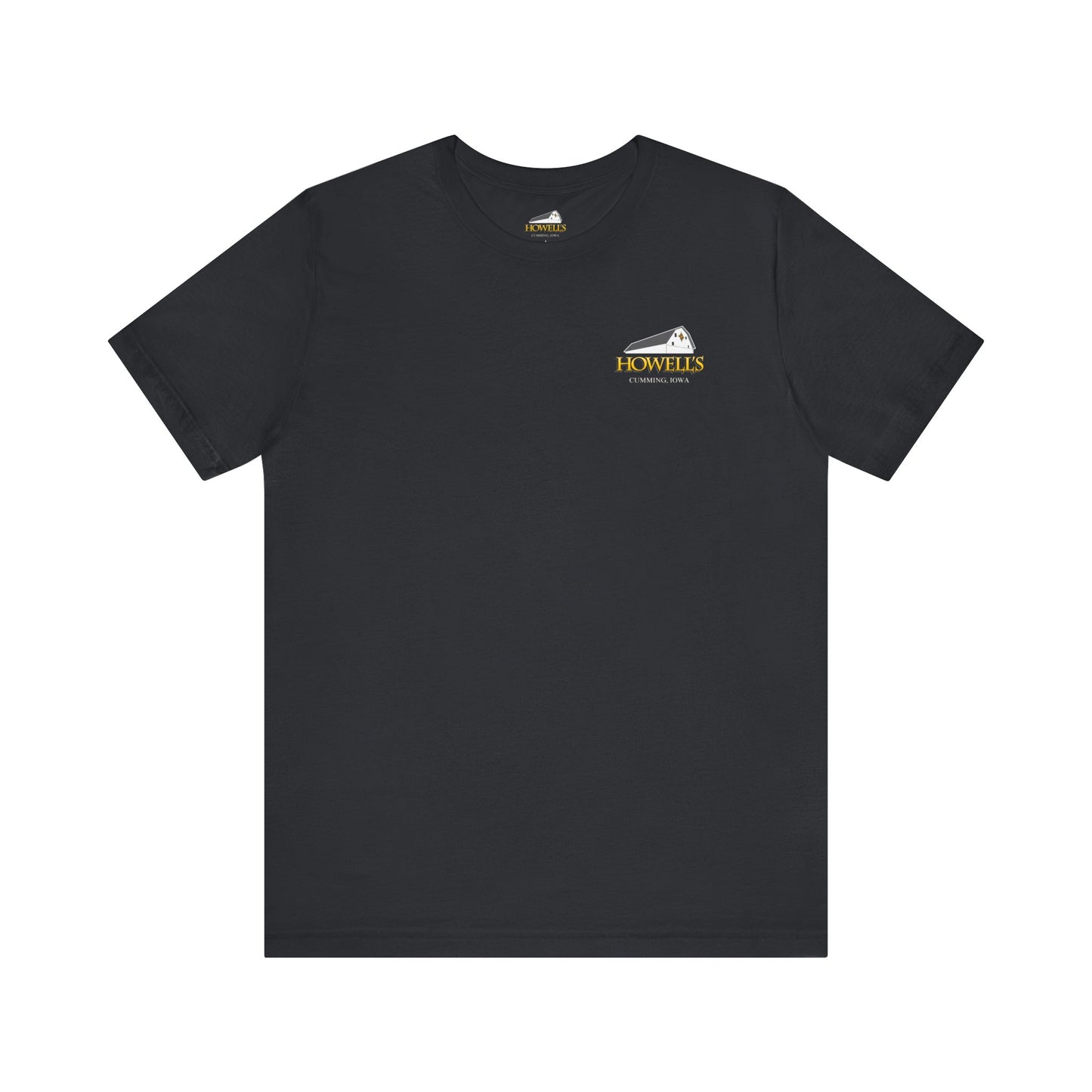 Howell's Goats Adult Unisex Tee, Bella Canva Logo on the Front Goats on the Back