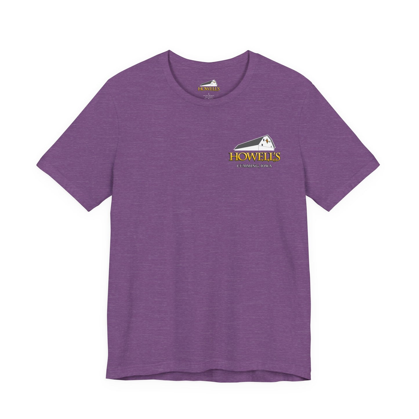 Bella canvas Uni-sex Adult Howells Shirt Logo on Front Goats on Back