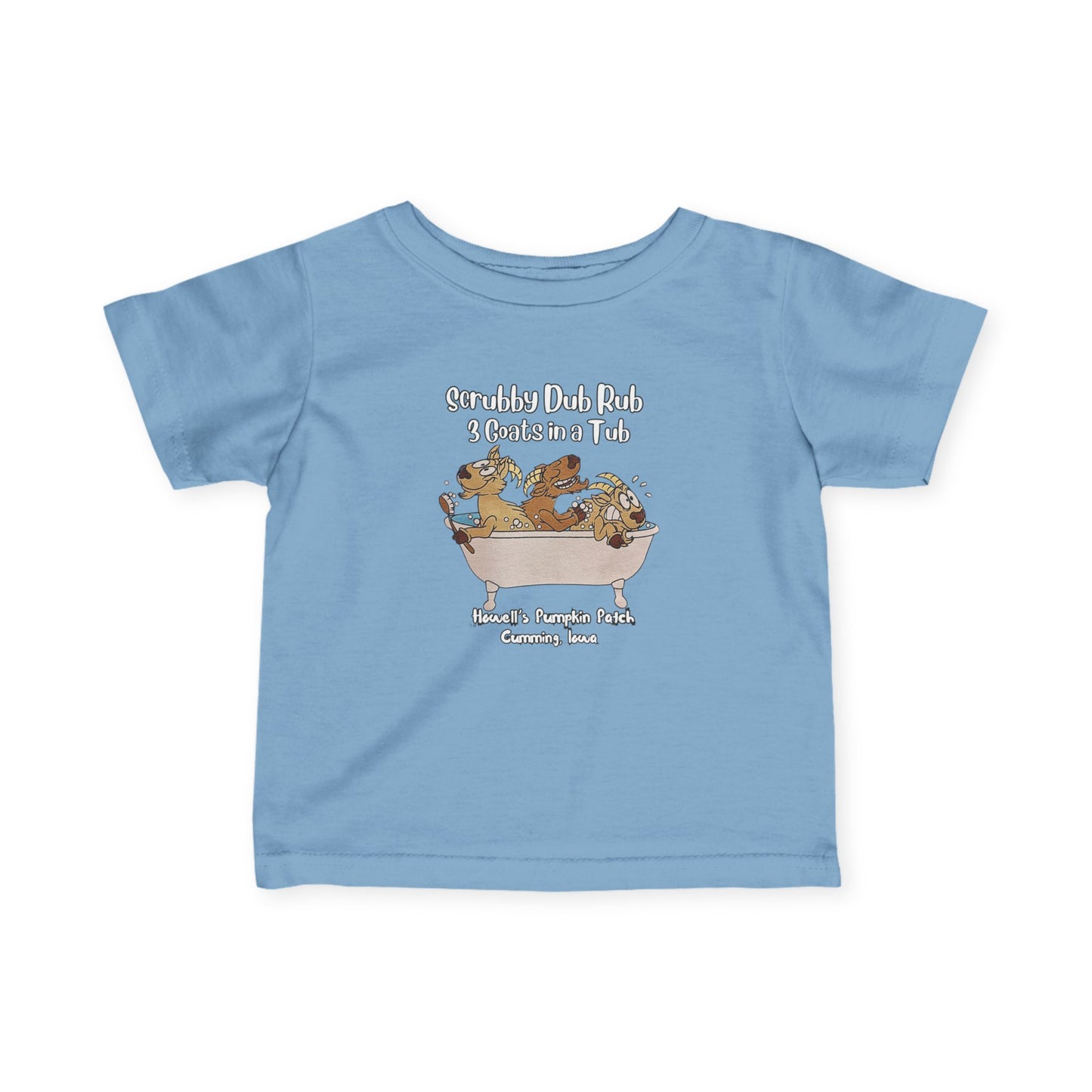 Cute Baby T-Shirt with Fun Bathing Animals Design, Infant Jersey Tee