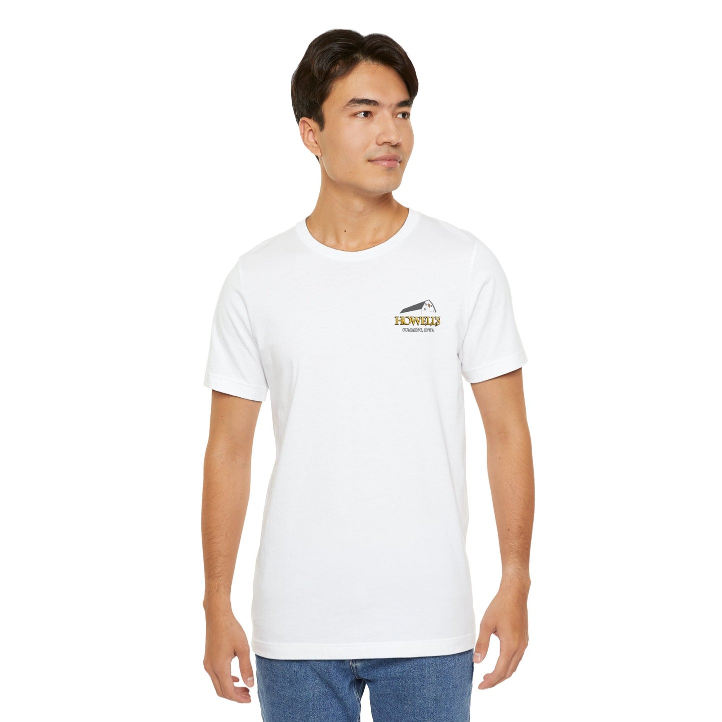 Howell's Goats Adult Unisex Tee, Bella Canva Logo on the Front Goats on the Back