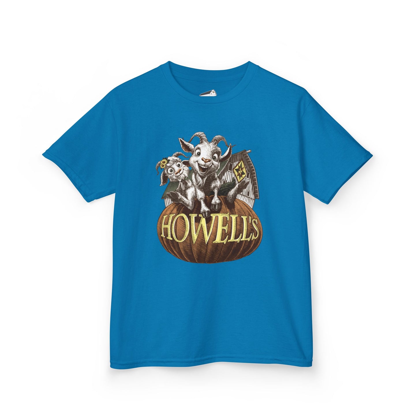 Kids T-Shirt, Goat Graphic Tee, Youth Gildan Cotton Top,