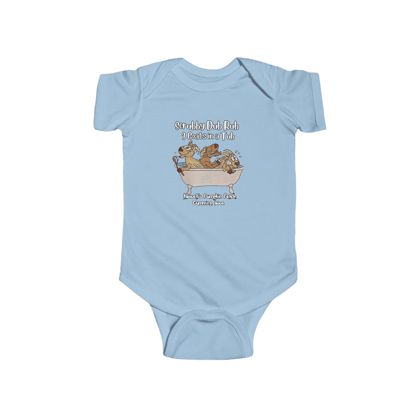 Adorable Animal Bath Time Infant Bodysuit