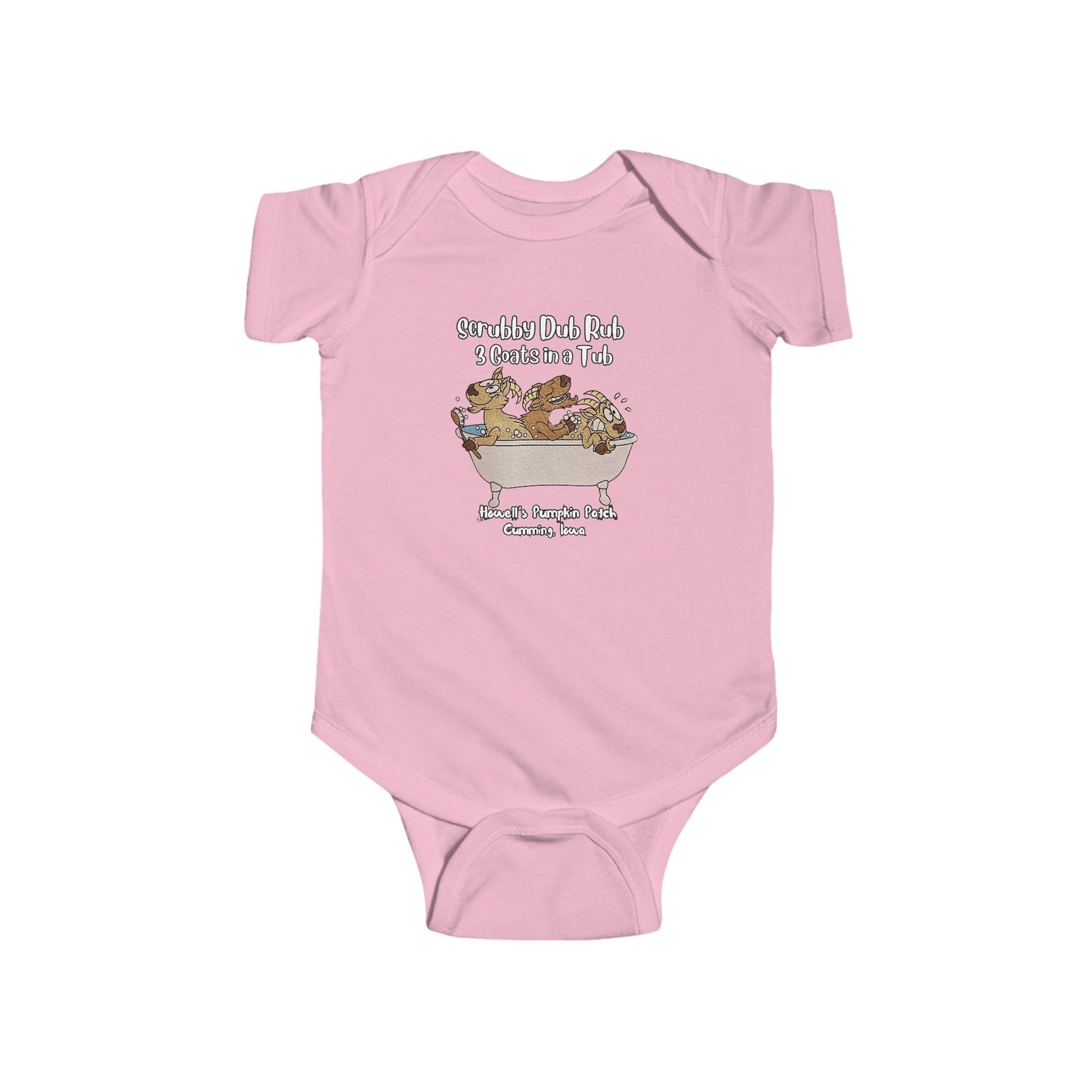 Adorable Animal Bath Time Infant Bodysuit