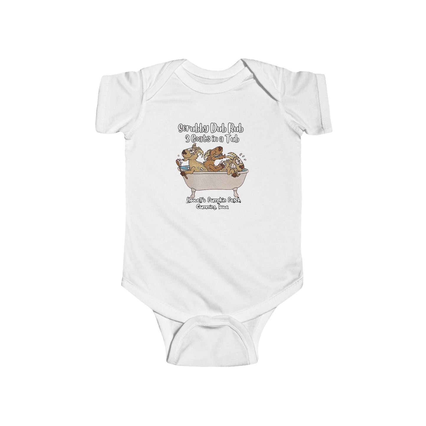 Adorable Animal Bath Time Infant Bodysuit