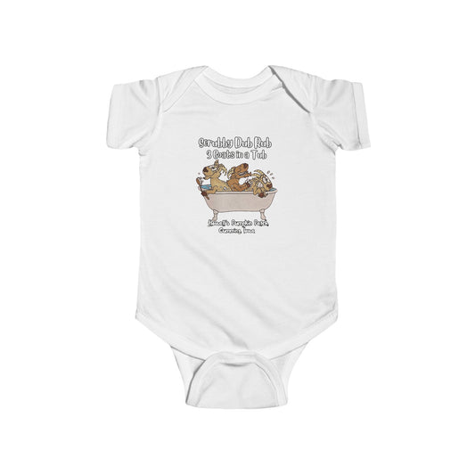 Adorable Animal Bath Time Infant Bodysuit