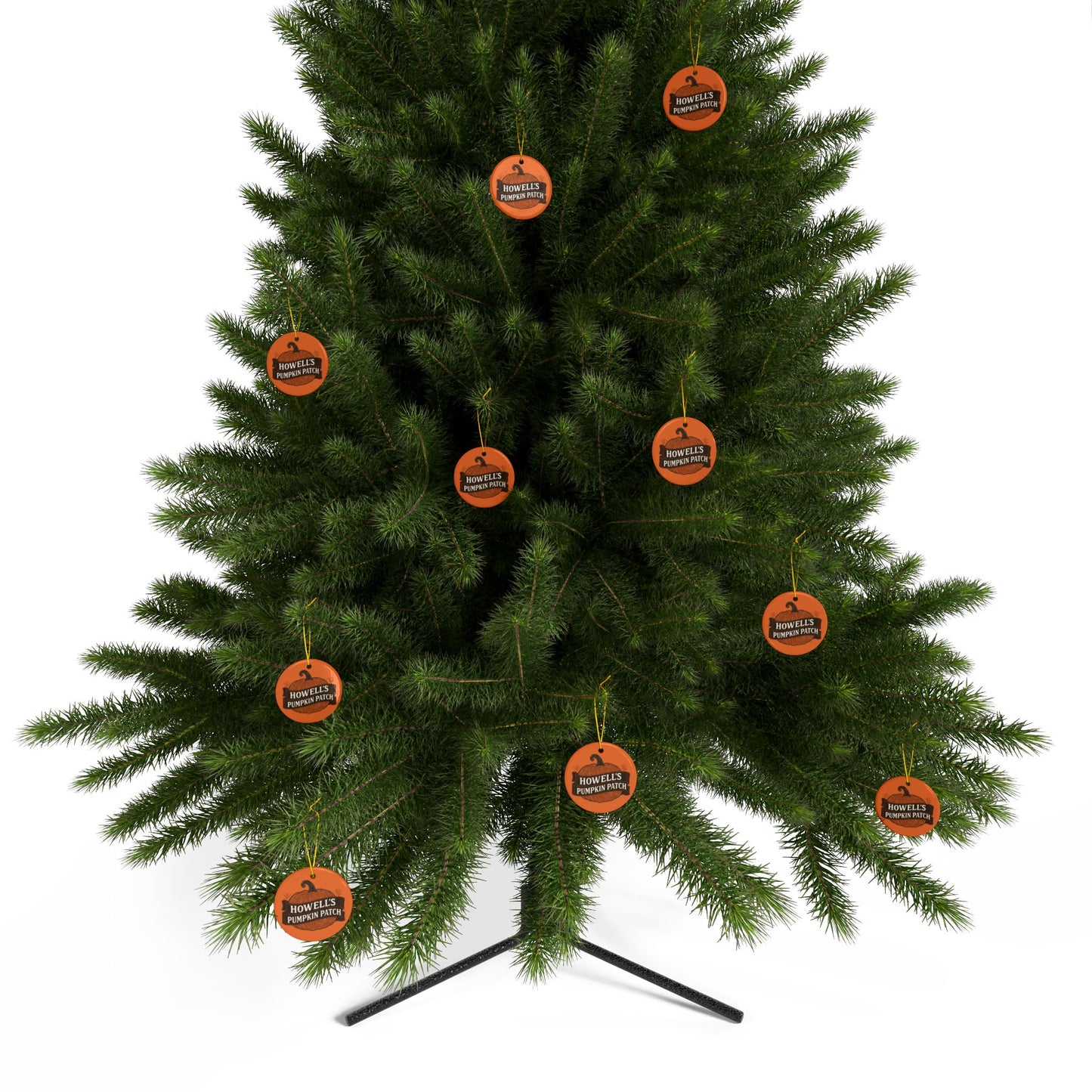 Pumpkin Patch Ornaments - Fall Decor, Holiday Gifts, 2-Sided Print