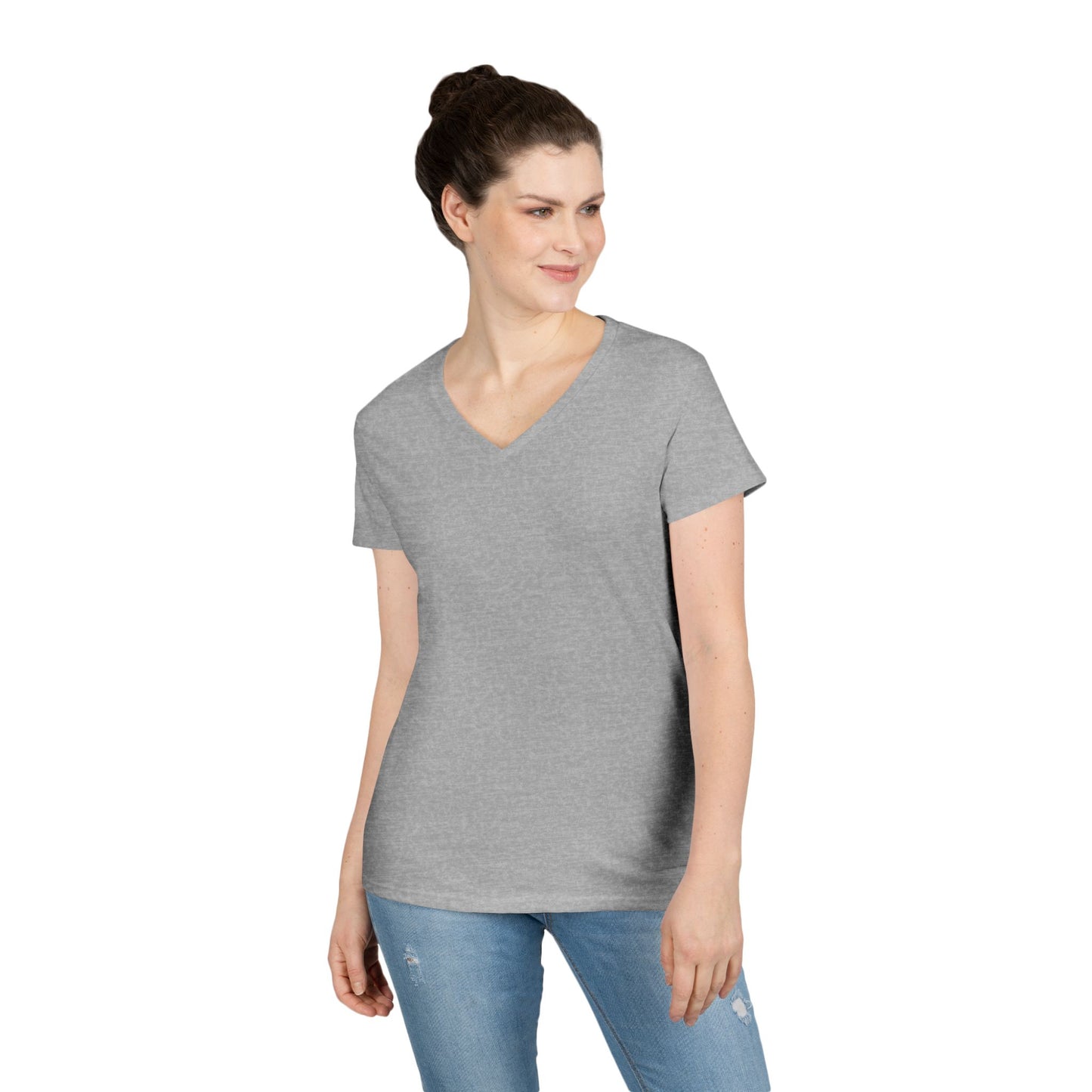 Howell's V-Neck Ladies T-Shirt, Logo on Back