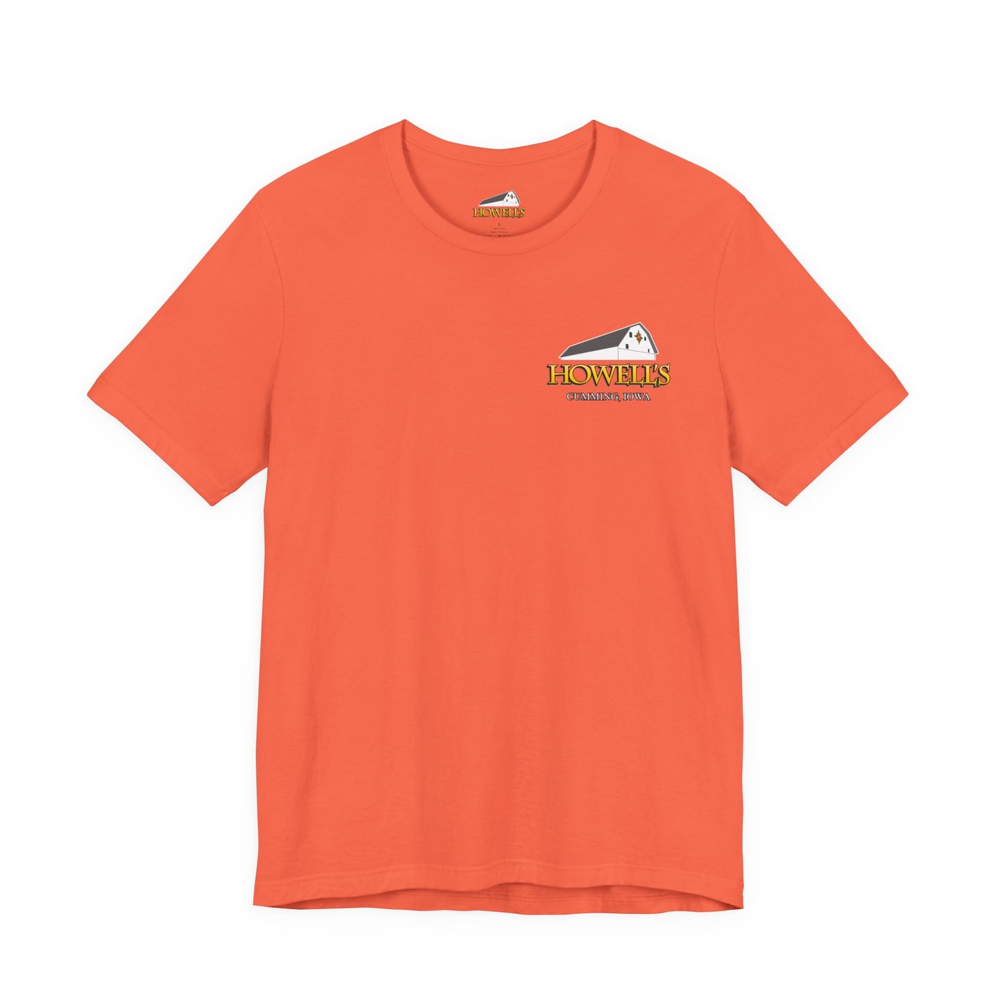 Bella canvas Uni-sex Adult Howells Shirt Logo on Front Goats on Back