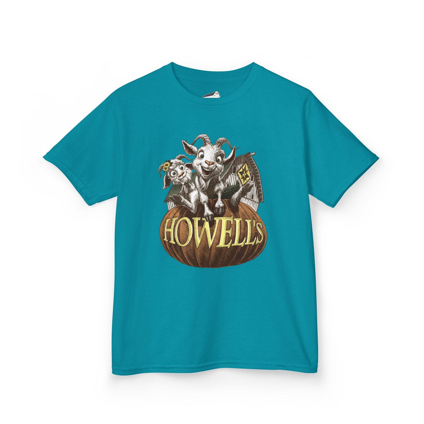 Kids T-Shirt, Goat Graphic Tee, Youth Gildan Cotton Top,