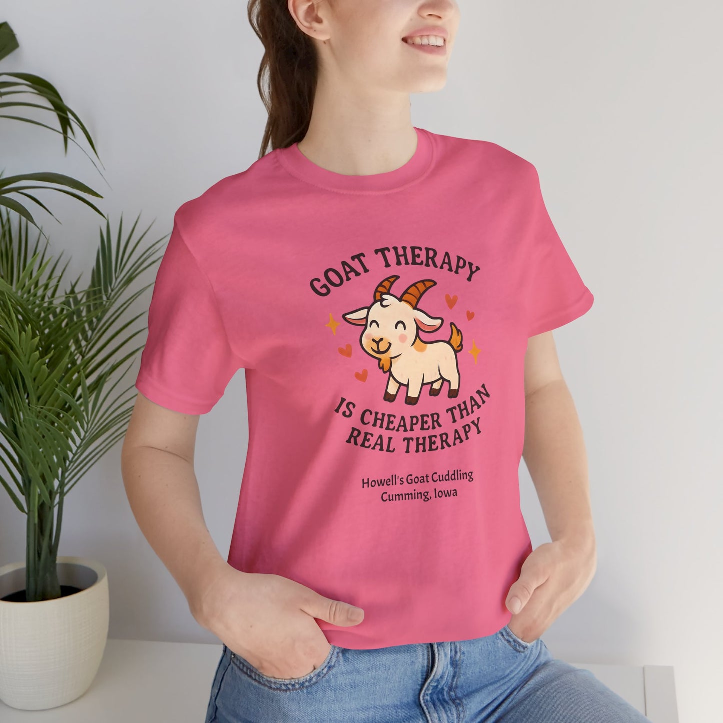 Goat Therapy Tee | Cute Goat Shirt