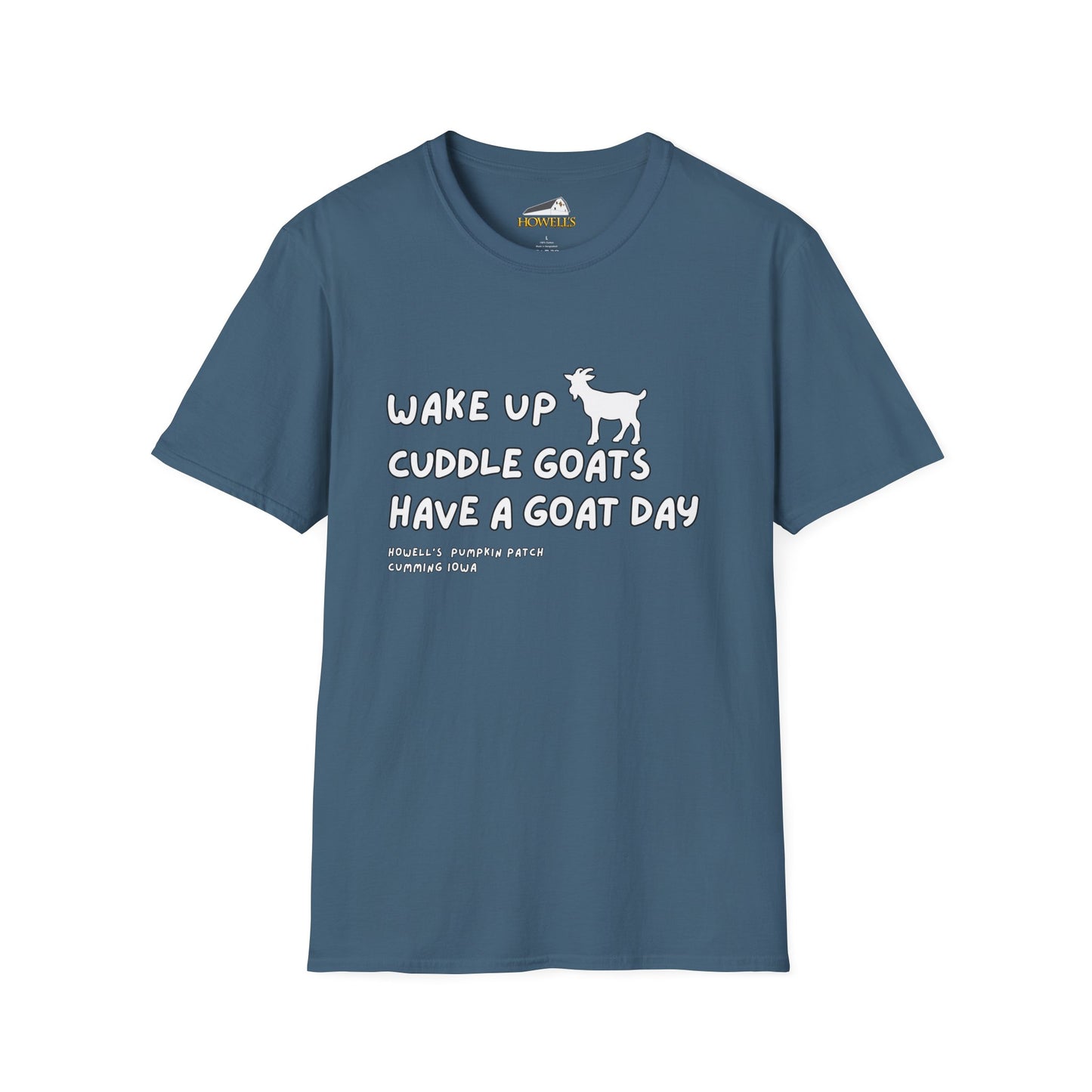 Wake Up Cuddle Goats, Unisex Gildan Adult Shirt