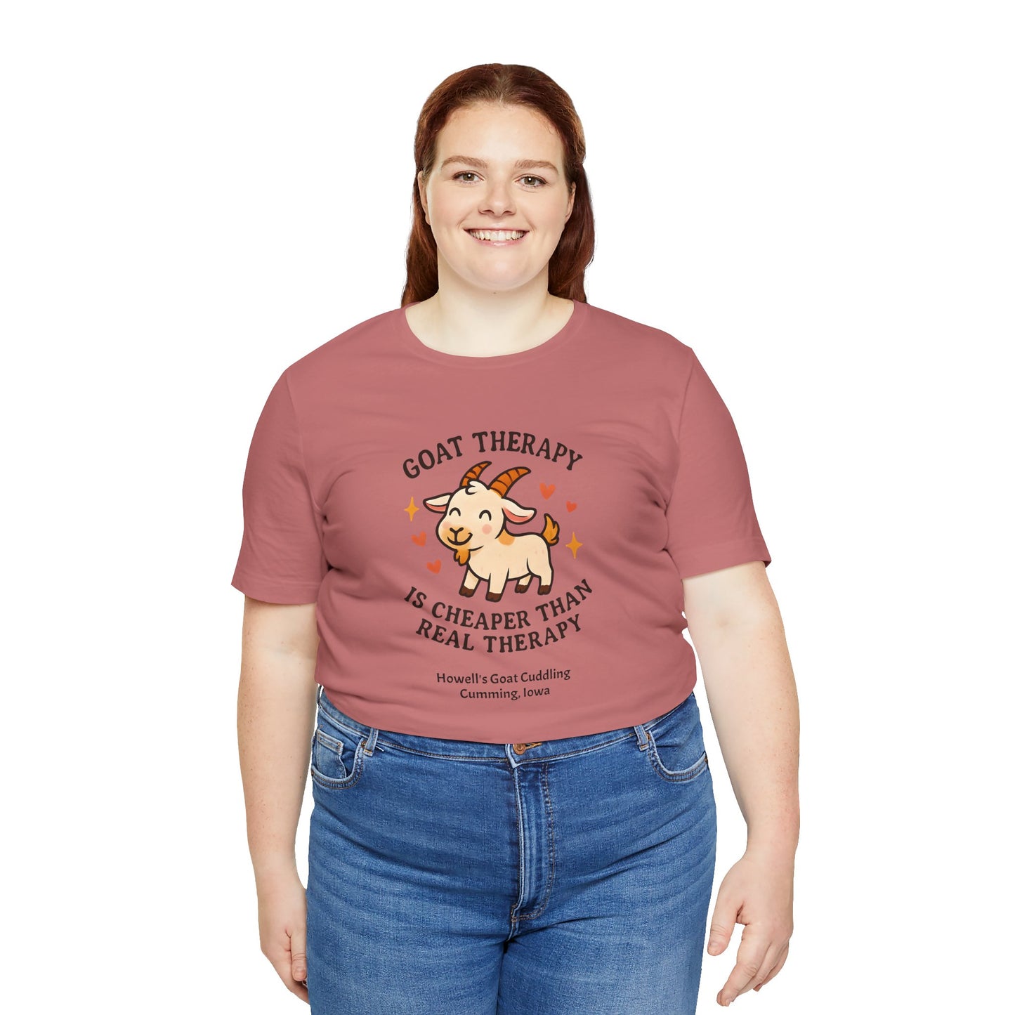 Goat Therapy Tee | Cute Goat Shirt