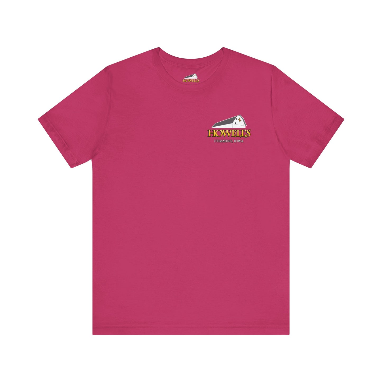 Bella canvas Uni-sex Adult Howells Shirt Logo on Front Goats on Back