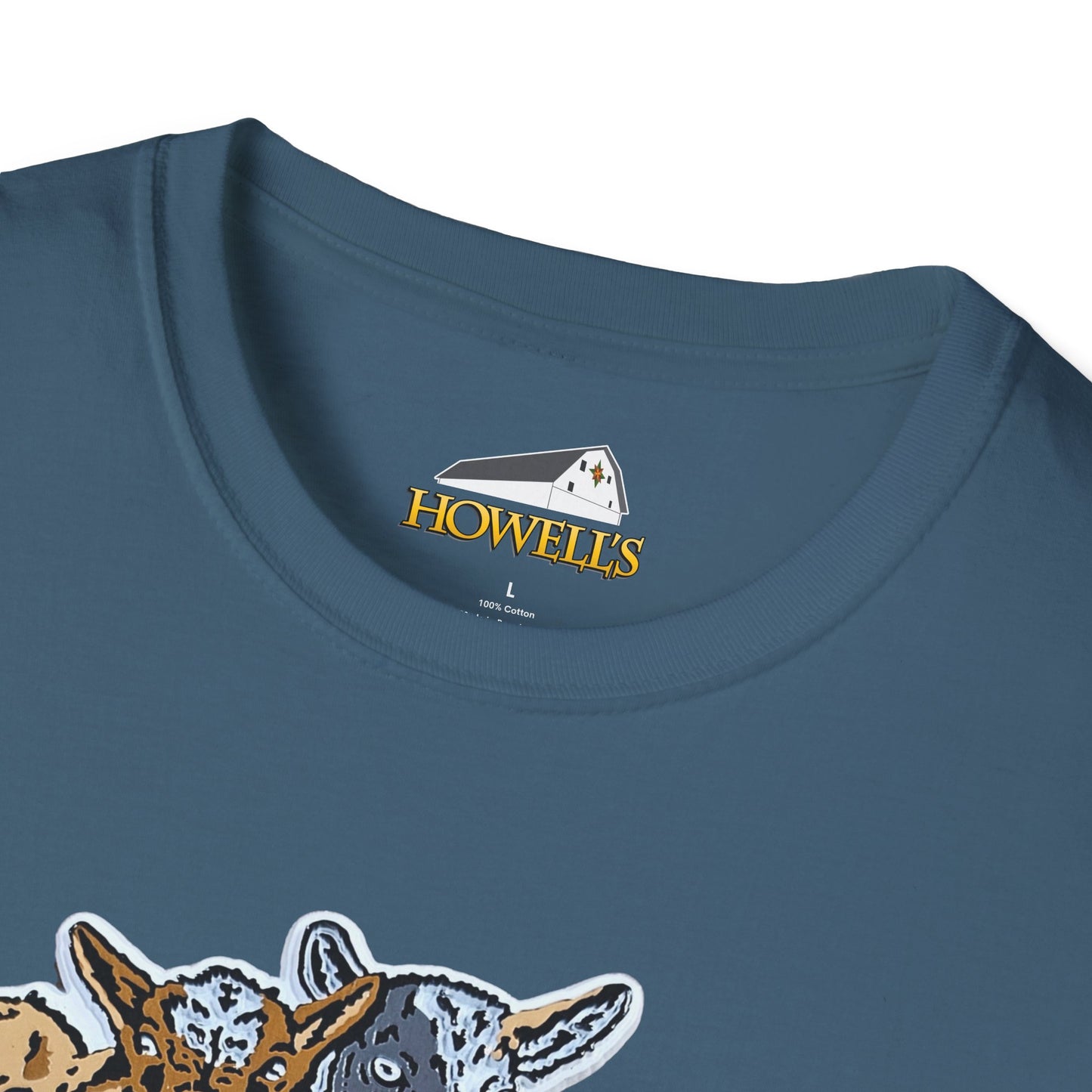 Adult Howell's Goat Graphic Tee, Unisex Softstyle Gildan T-Shirt