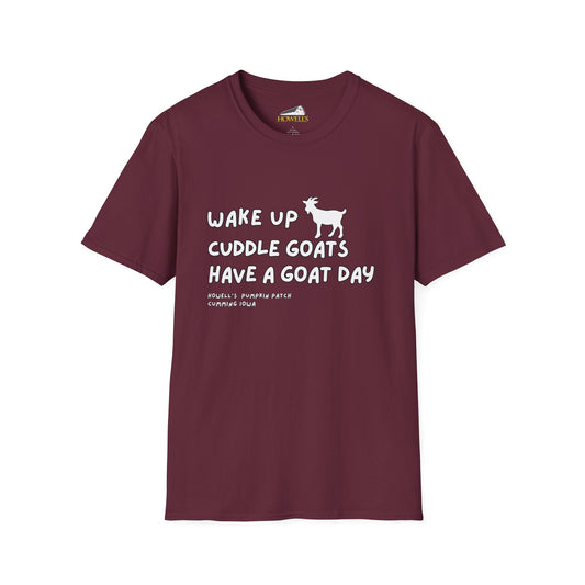 Wake Up Cuddle Goats, Unisex Gildan Adult Shirt