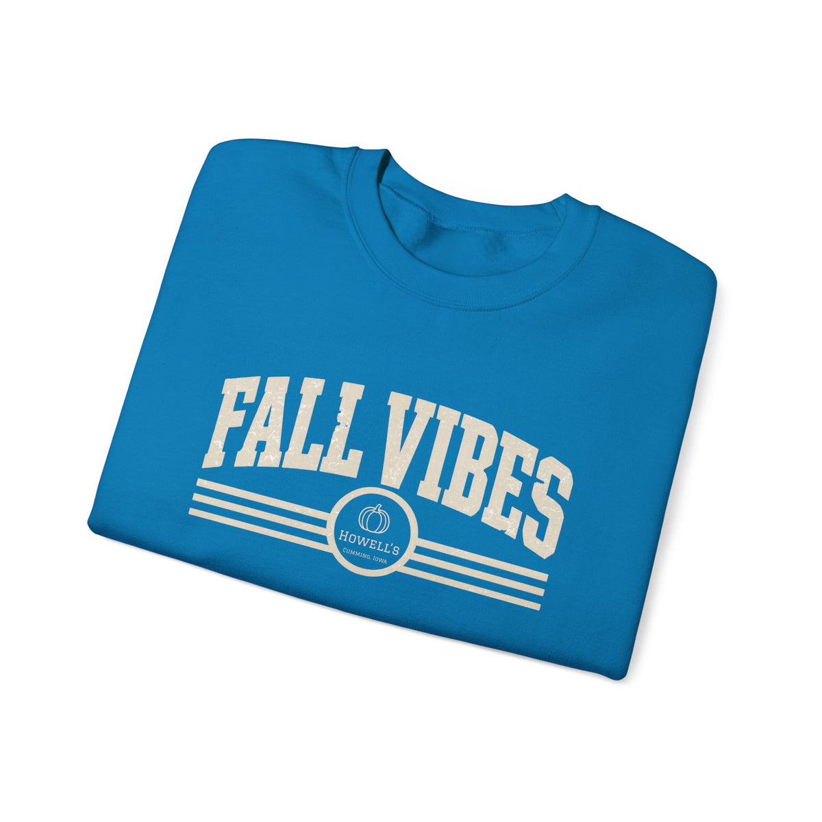 Fall Vibes Crewneck Sweatshirt — Cozy Autumn Graphic Pullover