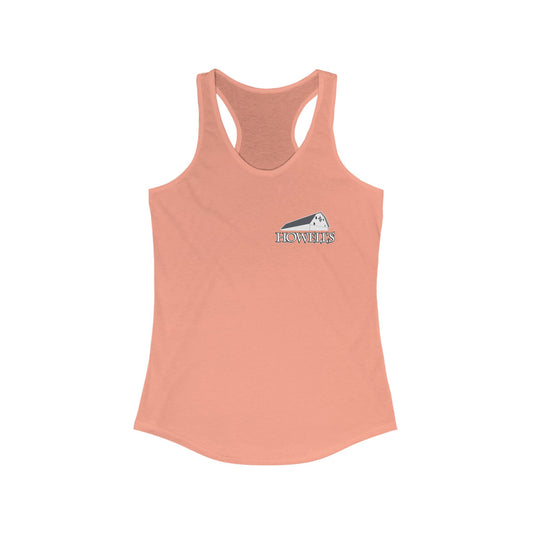 Casual Women's Racerback Tank for Everyday Wear, Gym Outfits, Summer Activities, Flower Field Attire