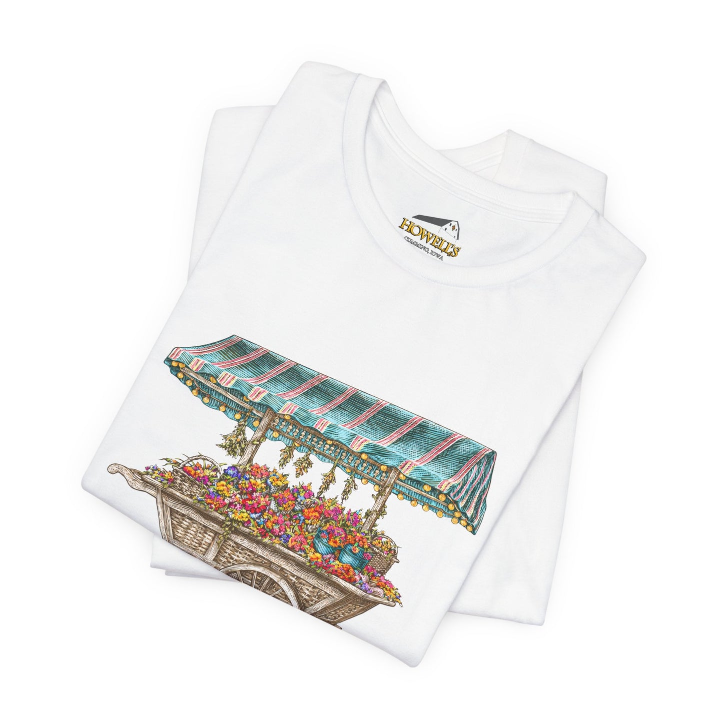 Howell's Flower Cart T‑Shirt — Cumming, Iowa Vintage Market Tee