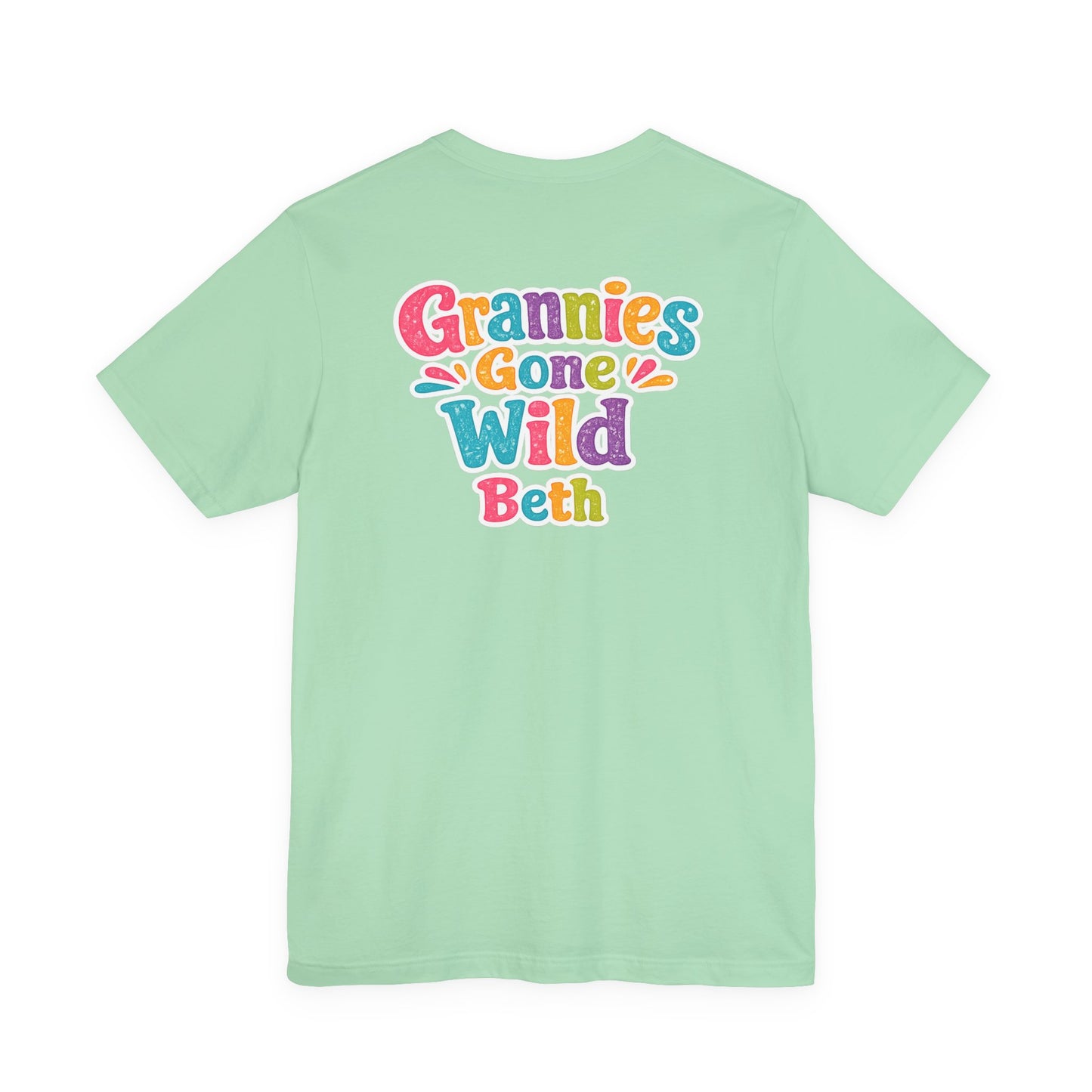 Mexico 2026 Vacation Tee — 'Grannies Gone Wild Beth' Colorful Resort T-Shirt