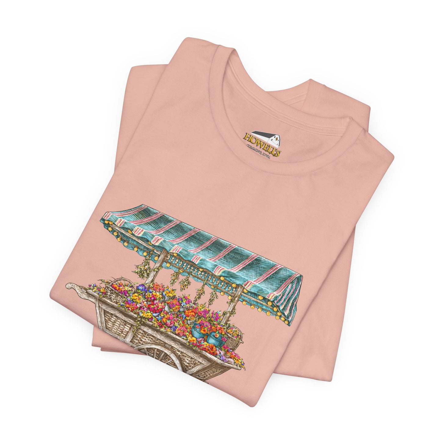 Howell's Flower Cart T‑Shirt — Cumming, Iowa Vintage Market Tee