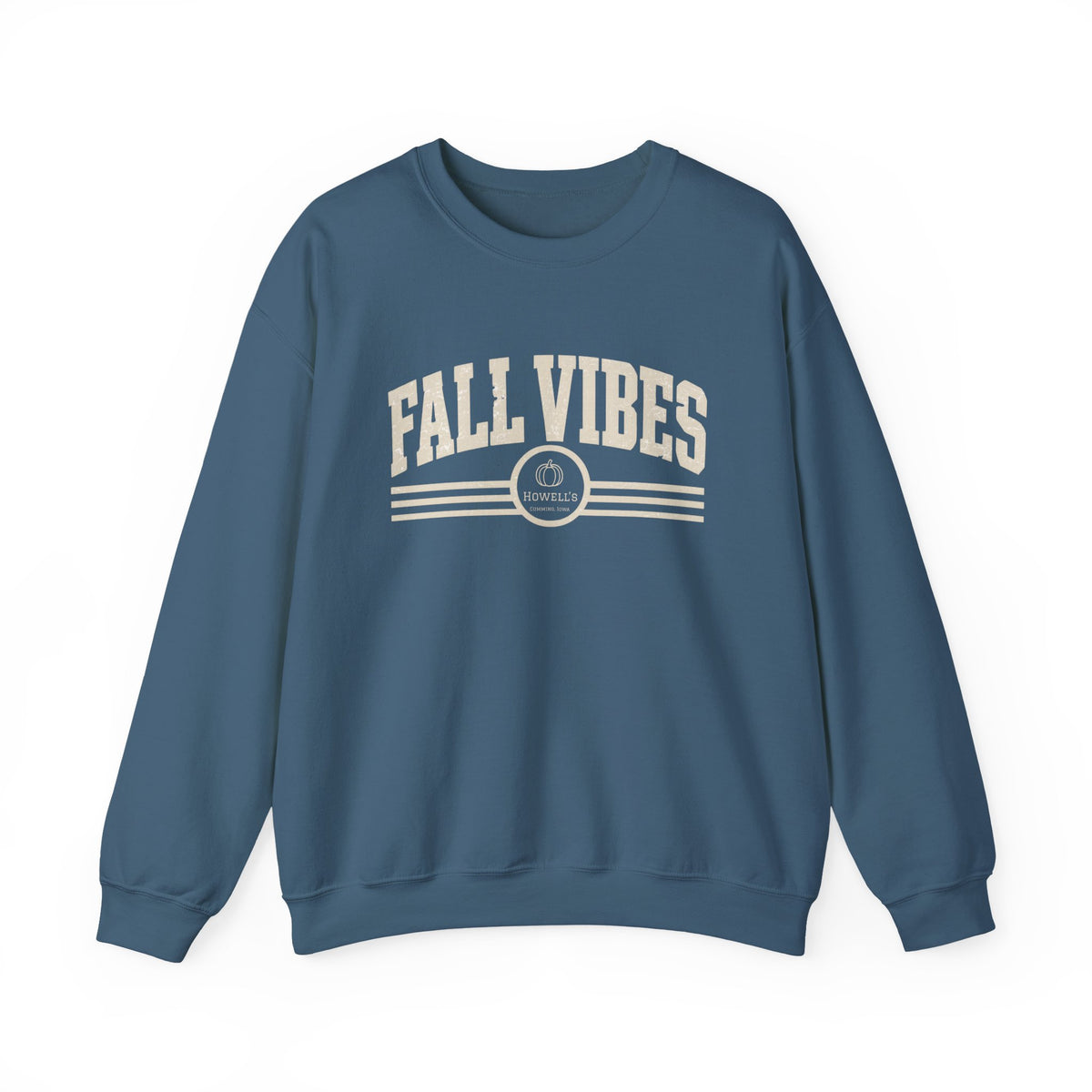 Fall Vibes Crewneck Sweatshirt — Cozy Autumn Graphic Pullover