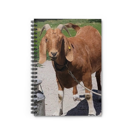 Goat Spiral Notebook