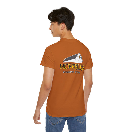 Howells Iowa Unisex Tee, Logo on Back