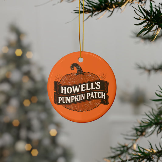 Pumpkin Patch Ornaments - Fall Decor, Holiday Gifts, 2-Sided Print