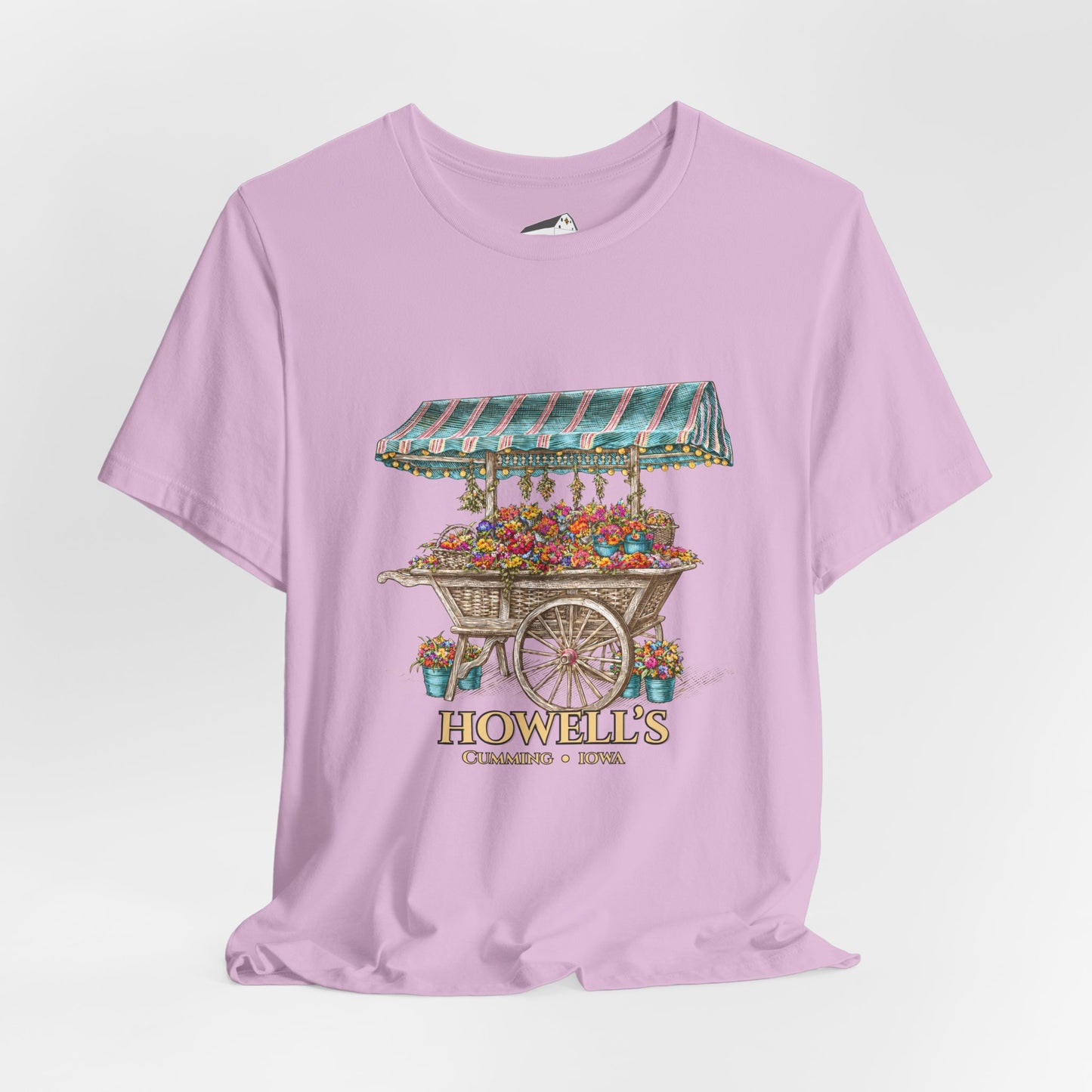 Howell's Flower Cart T‑Shirt — Cumming, Iowa Vintage Market Tee