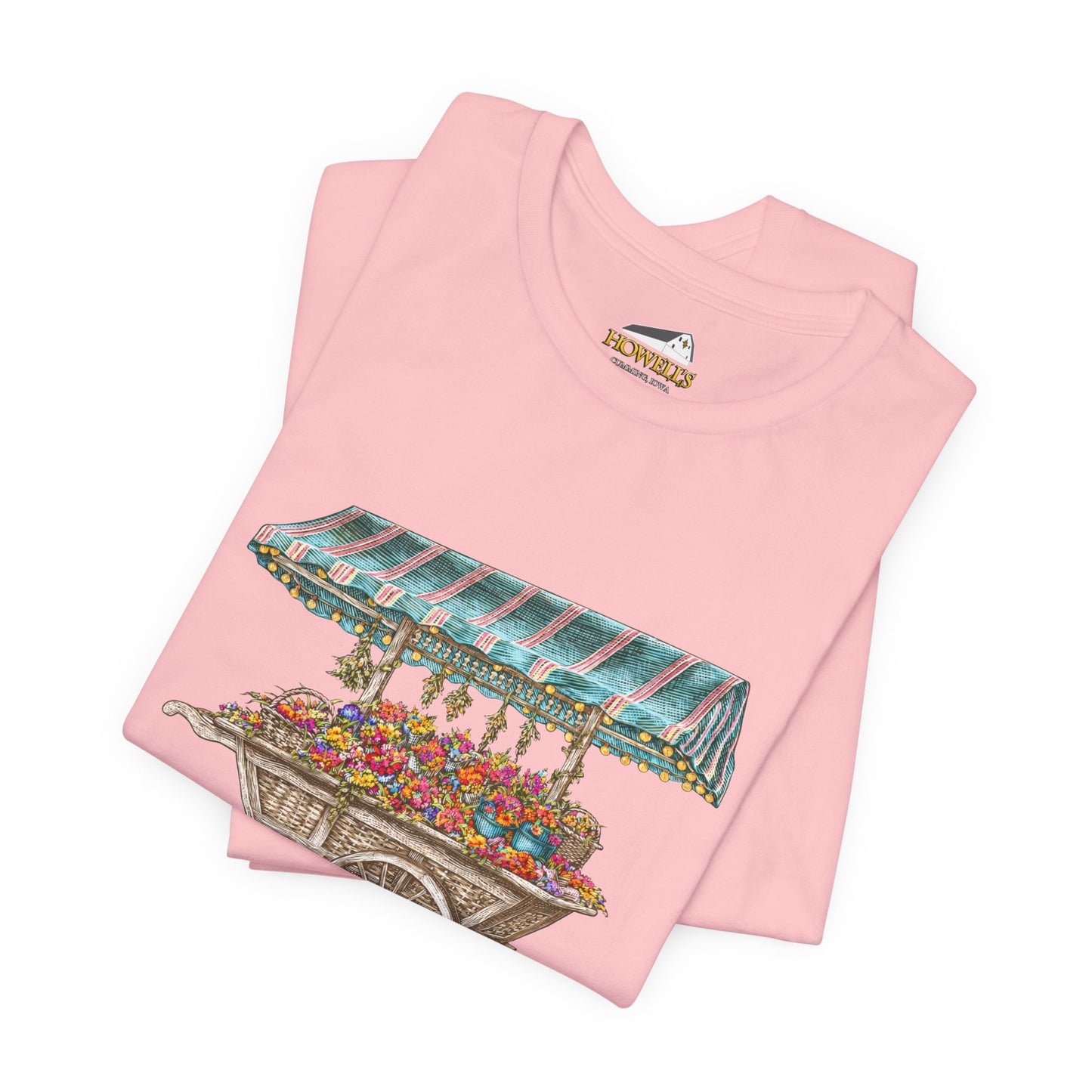 Howell's Flower Cart T‑Shirt — Cumming, Iowa Vintage Market Tee