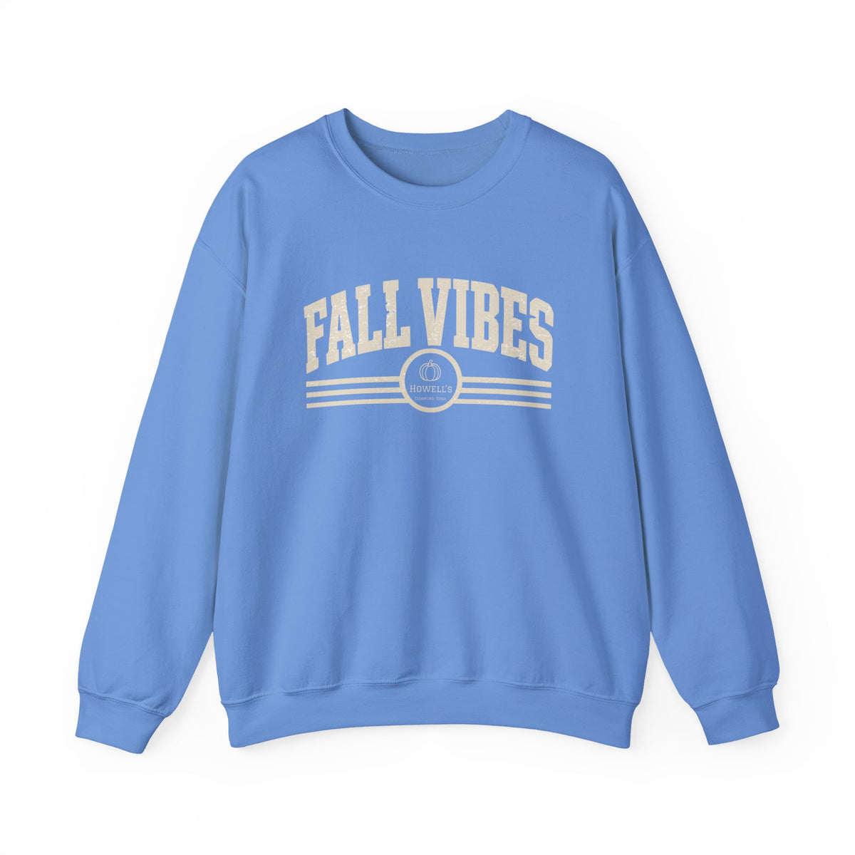 Fall Vibes Crewneck Sweatshirt — Cozy Autumn Graphic Pullover