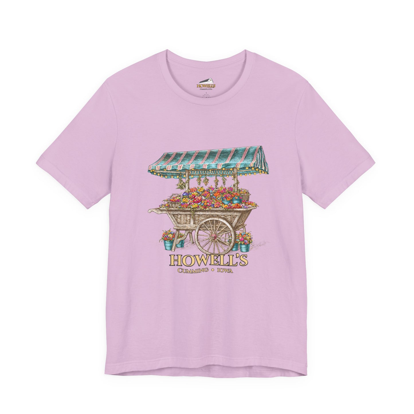 Howell's Flower Cart T‑Shirt — Cumming, Iowa Vintage Market Tee