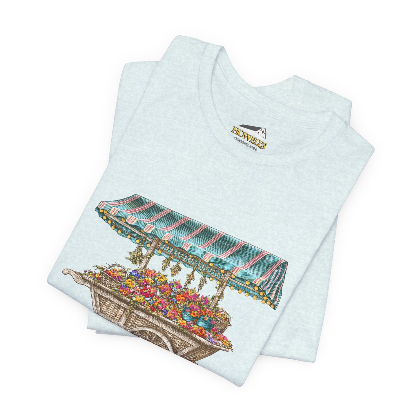 Howell's Flower Cart T‑Shirt — Cumming, Iowa Vintage Market Tee