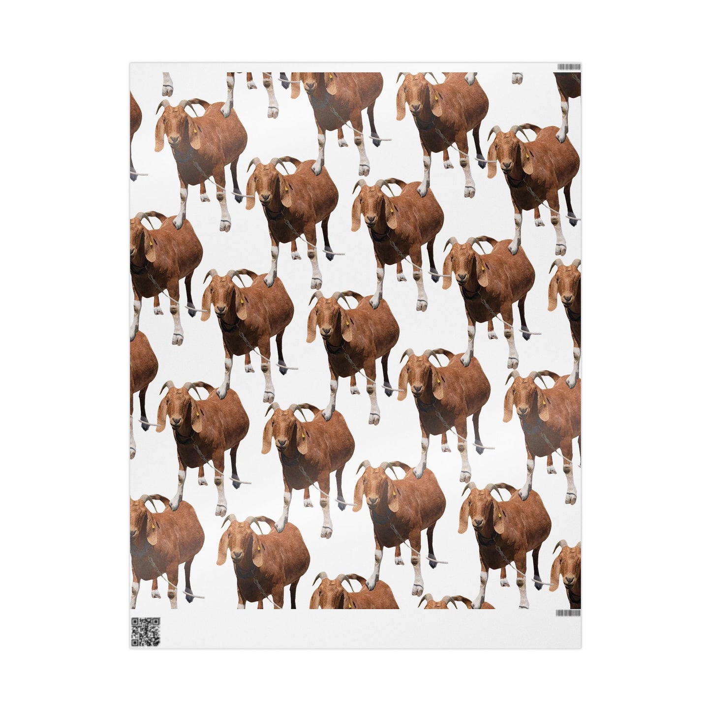 Goat Wrapping Papers, Jimmy the goat wrapping paper, Brown goat wrapping paper