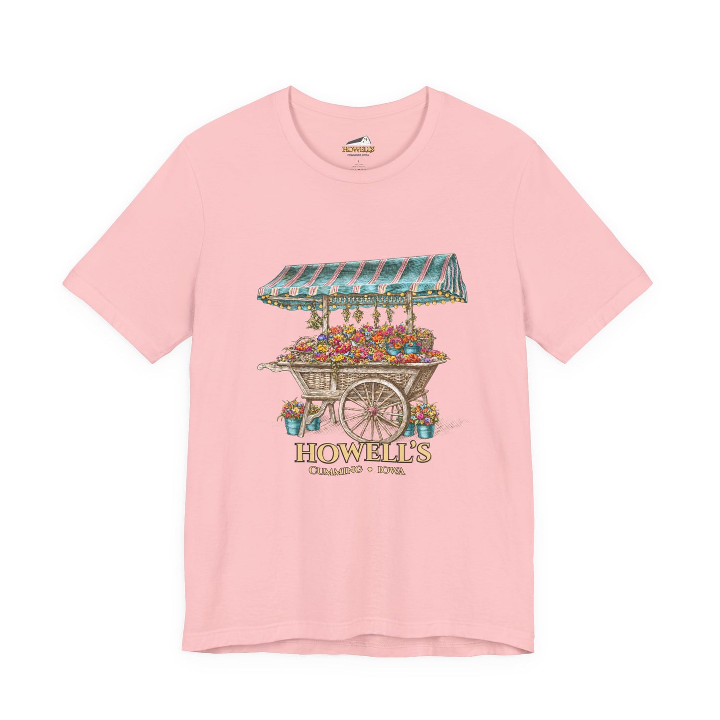 Howell's Flower Cart T‑Shirt — Cumming, Iowa Vintage Market Tee