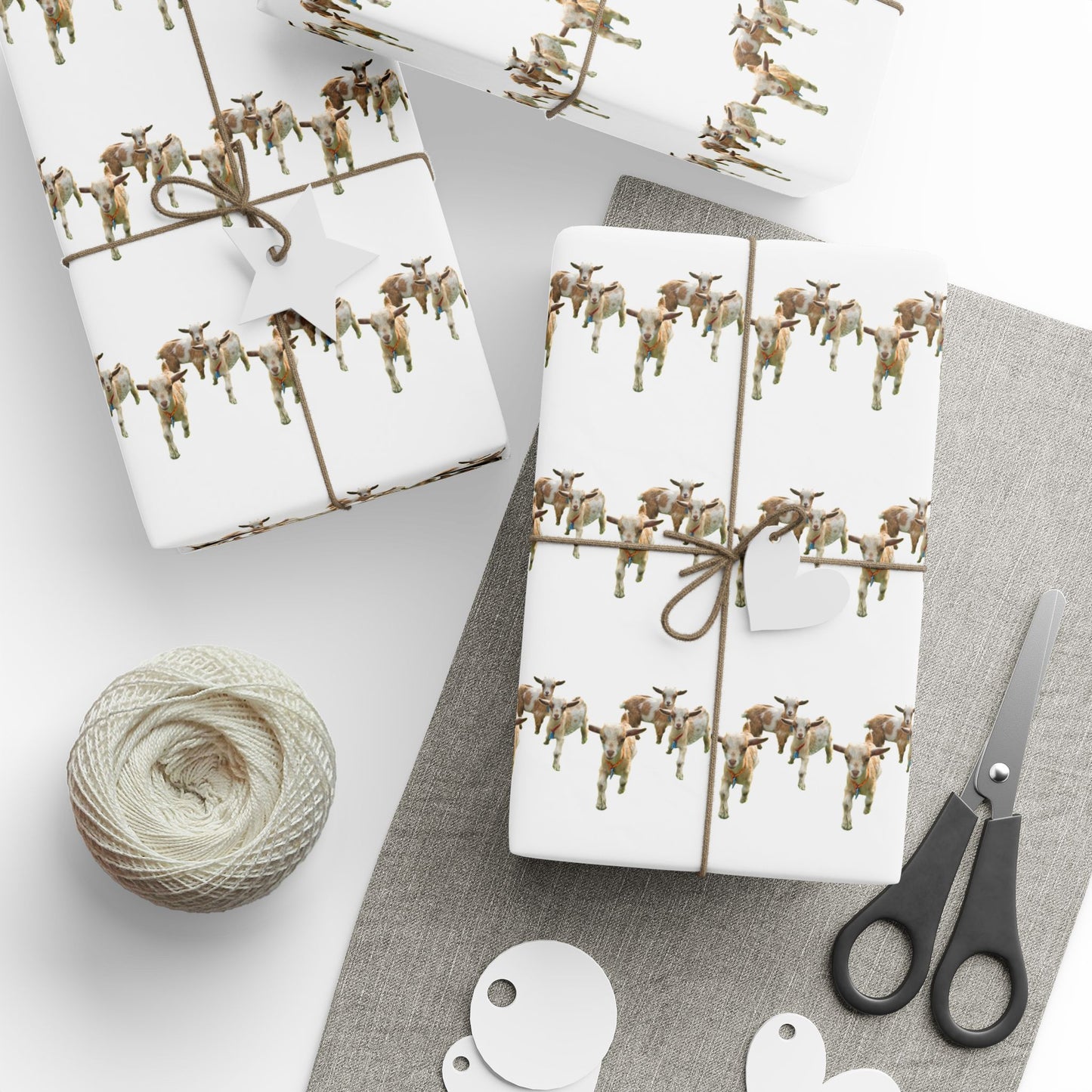 Goat Pattern Wrapping Paper