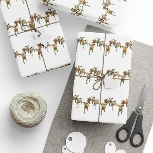 Goat Pattern Wrapping Paper